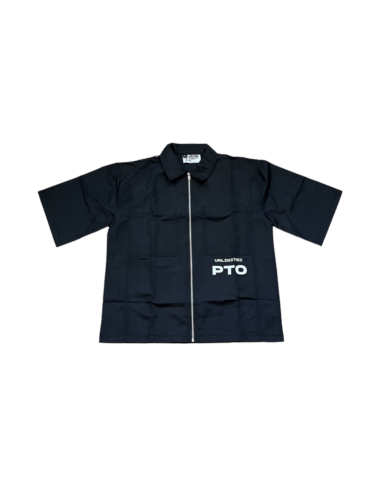 PTO ZipUpTee (Black)
